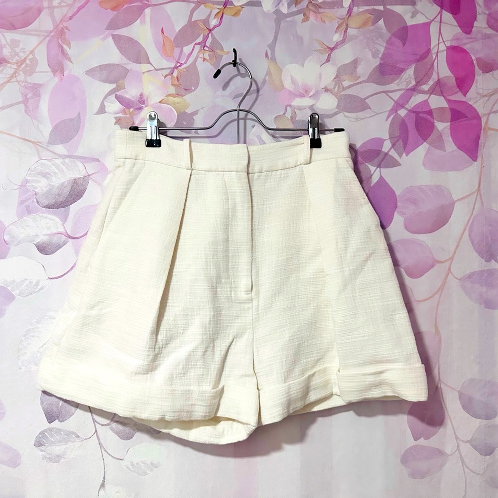 Zimmermann White 100% Cotten Shorts Size 6